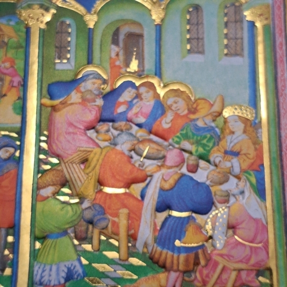 Illuminated Manuscript Marriage Feast at Cana  ( Foiled Journal) - Picture 13 of 13